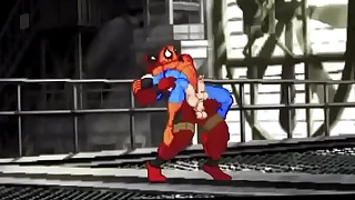Deadpool Fucks Spiderman Mugen